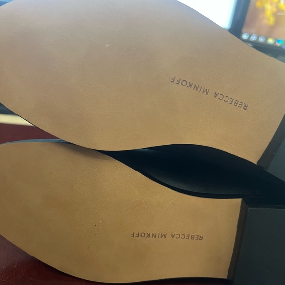 Rebecca Minkoff Saida Studded Leather Moto Boots NWOT - Picture 3 of 8